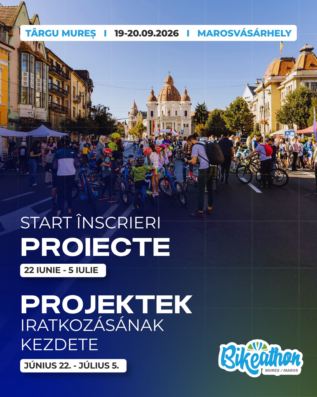 Start înscrieri proiecte! Bikeathon 2026 începe acum. 🚴‍♂️